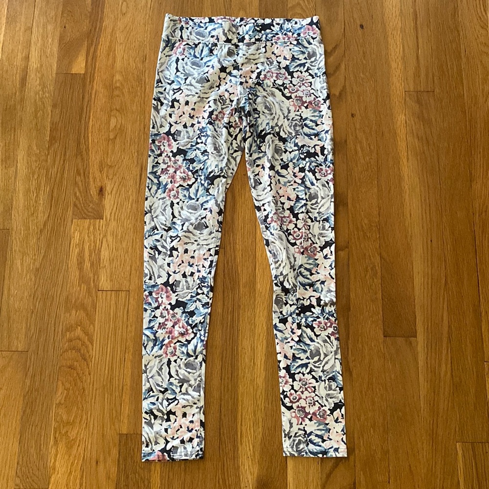 American Eagle Floral Cotton Leggings